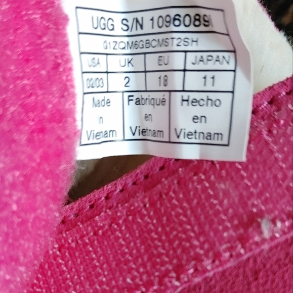 Ugg baby. Boots sz.02-03 pink - Picture 3 of 5